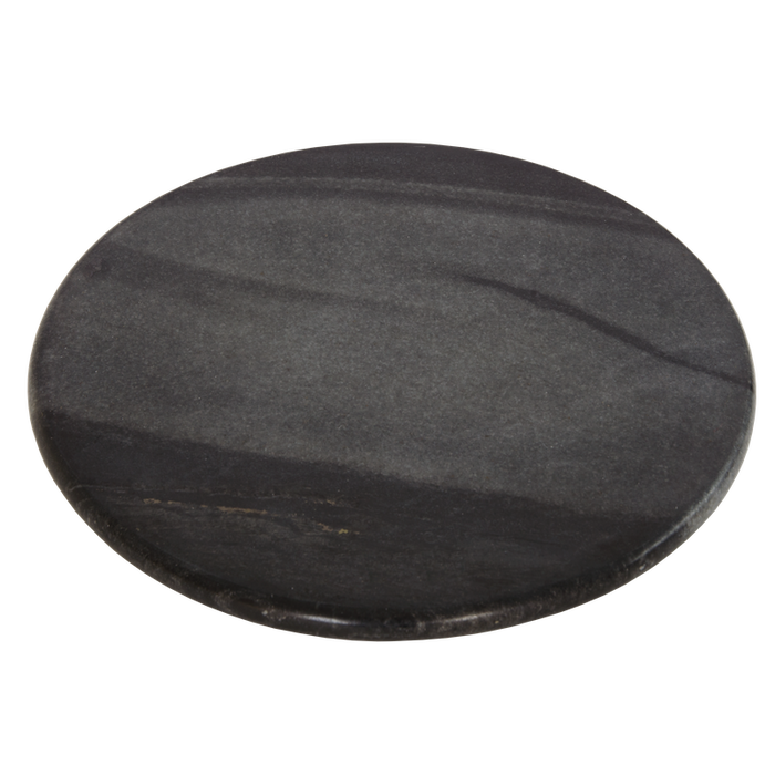 Intiem Cirkel Horen van Snijplank marmer rond zwart Ø25cm — HomeDelight2